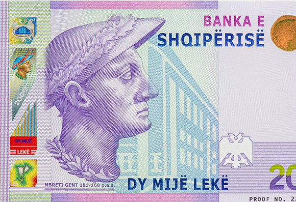 New Lek 500 and Lek 2,000 Notes to Enter Circulation in January
