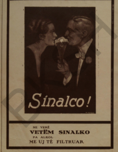 Sinalco beverages banner