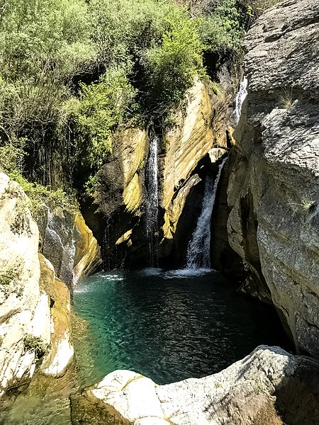 Bogova waterfall in Berat