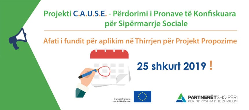 Call for Proposals for ‘Confiscated Assets Used for Social Enterprises’ Extended