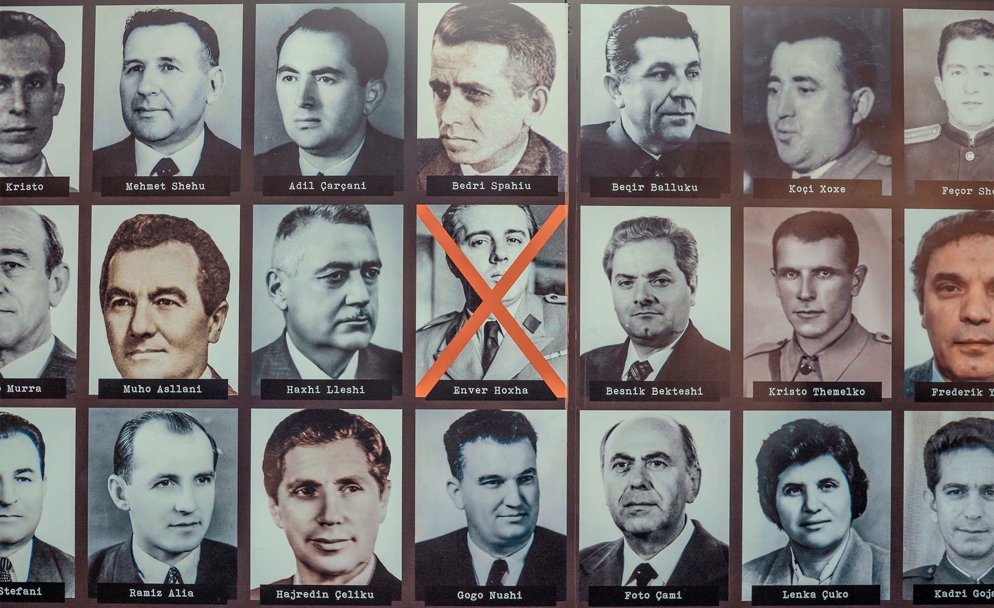 Faces of Dictatorship exhibition Albania