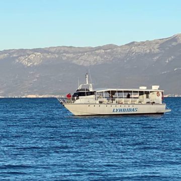 Lyhnidas Boat Tests new Ohrid Lake Tour Service