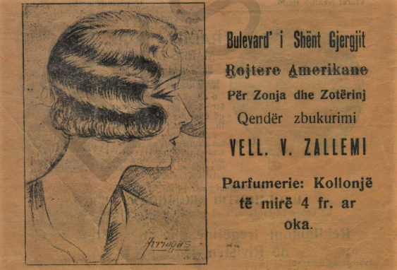 Albanian vintage ad