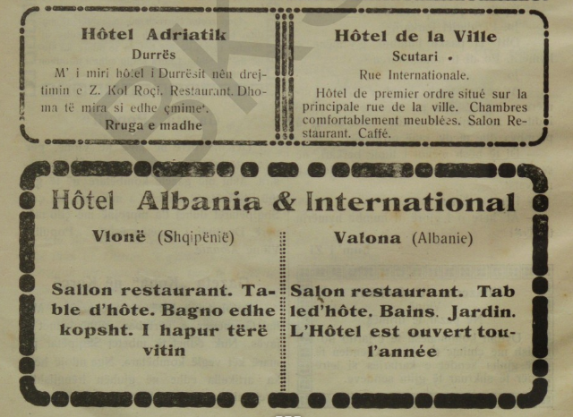 Albanian hotels