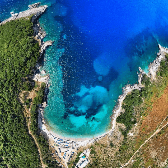 Manastiri beach from above