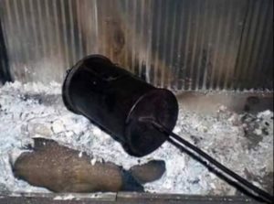 Traditional coffee roasting tool