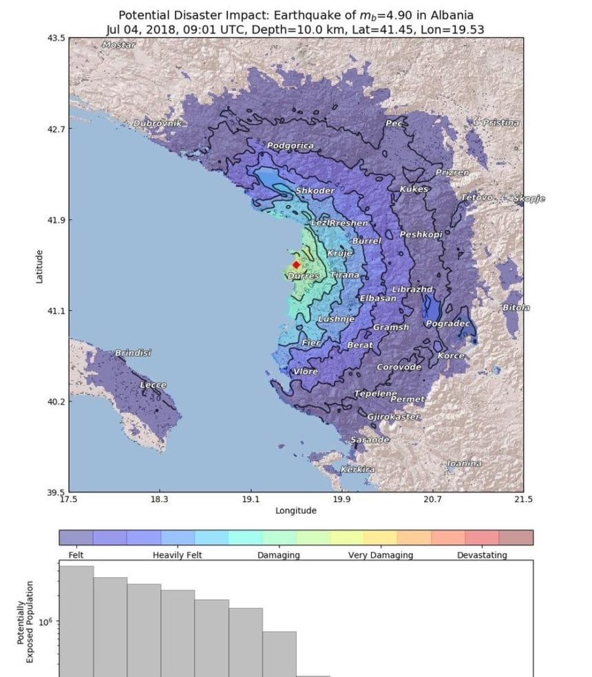 Magnitude 5.1 Earthquake Shakes Albania